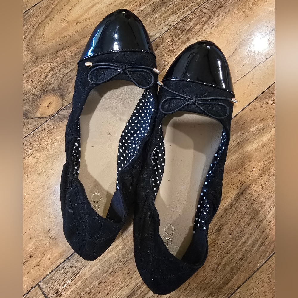 Cato Black Ballet Flats